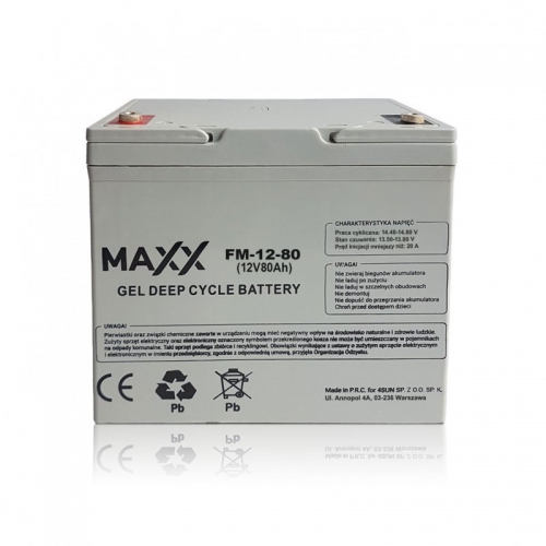 Maxx FM-12-80 GEL 12V